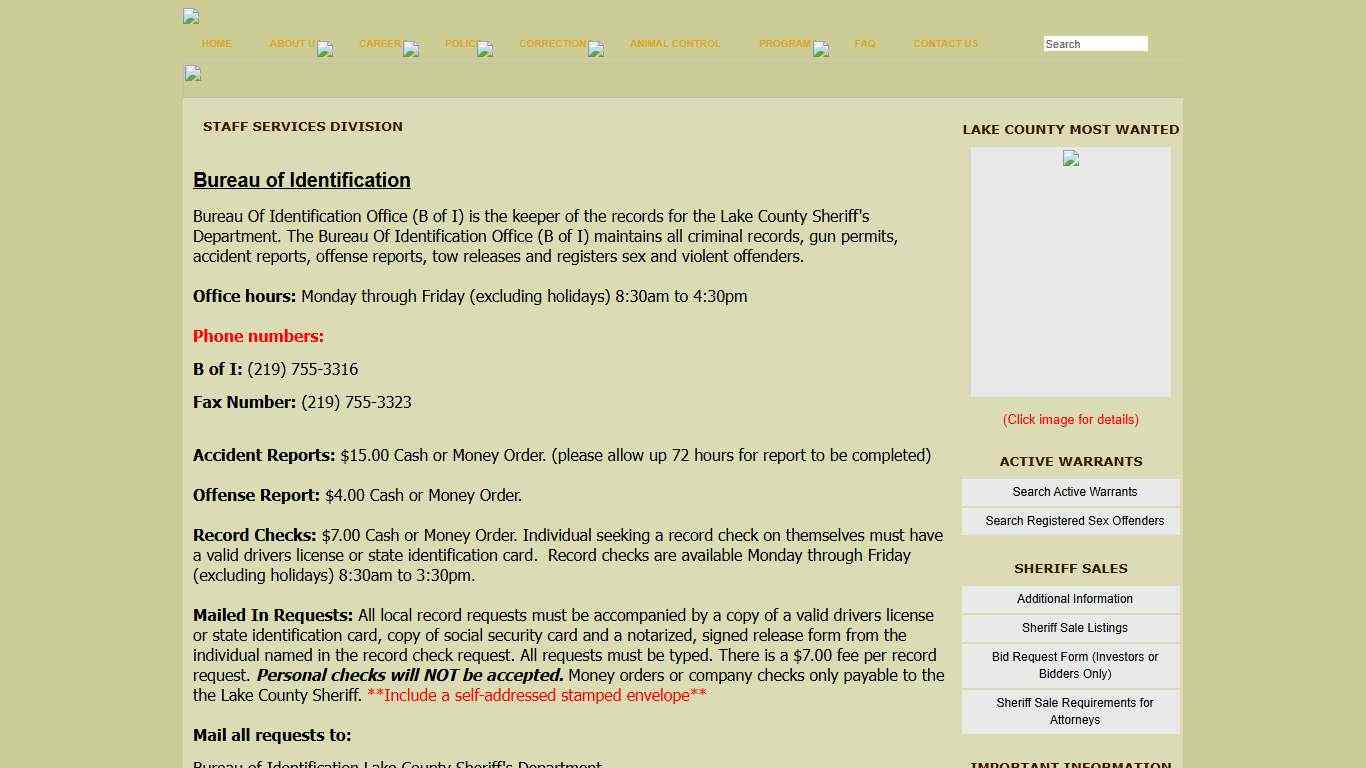 Lake County Sheriff - Lake County Sheriff